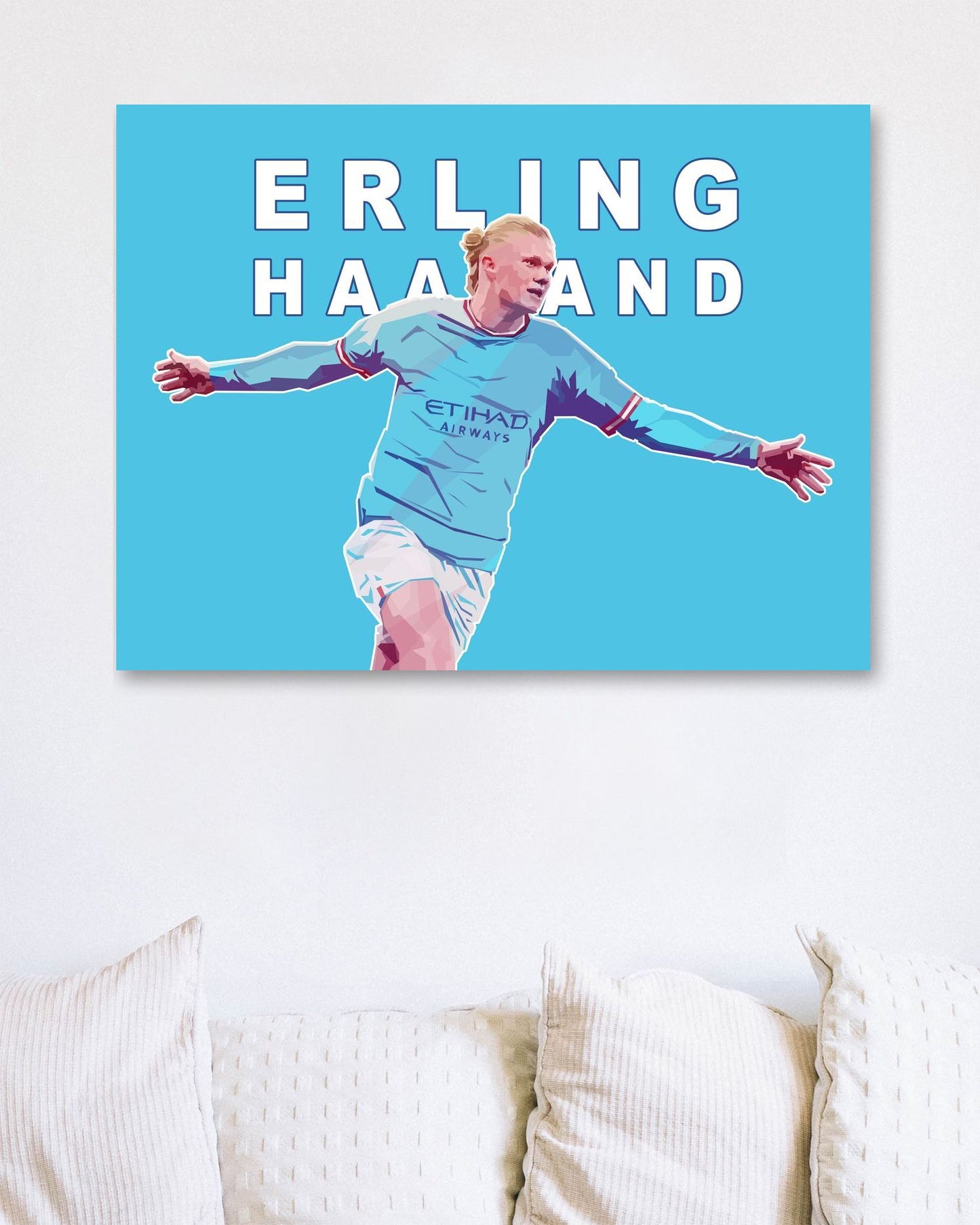 Erling Haaland In Vector Art - @Hanafi