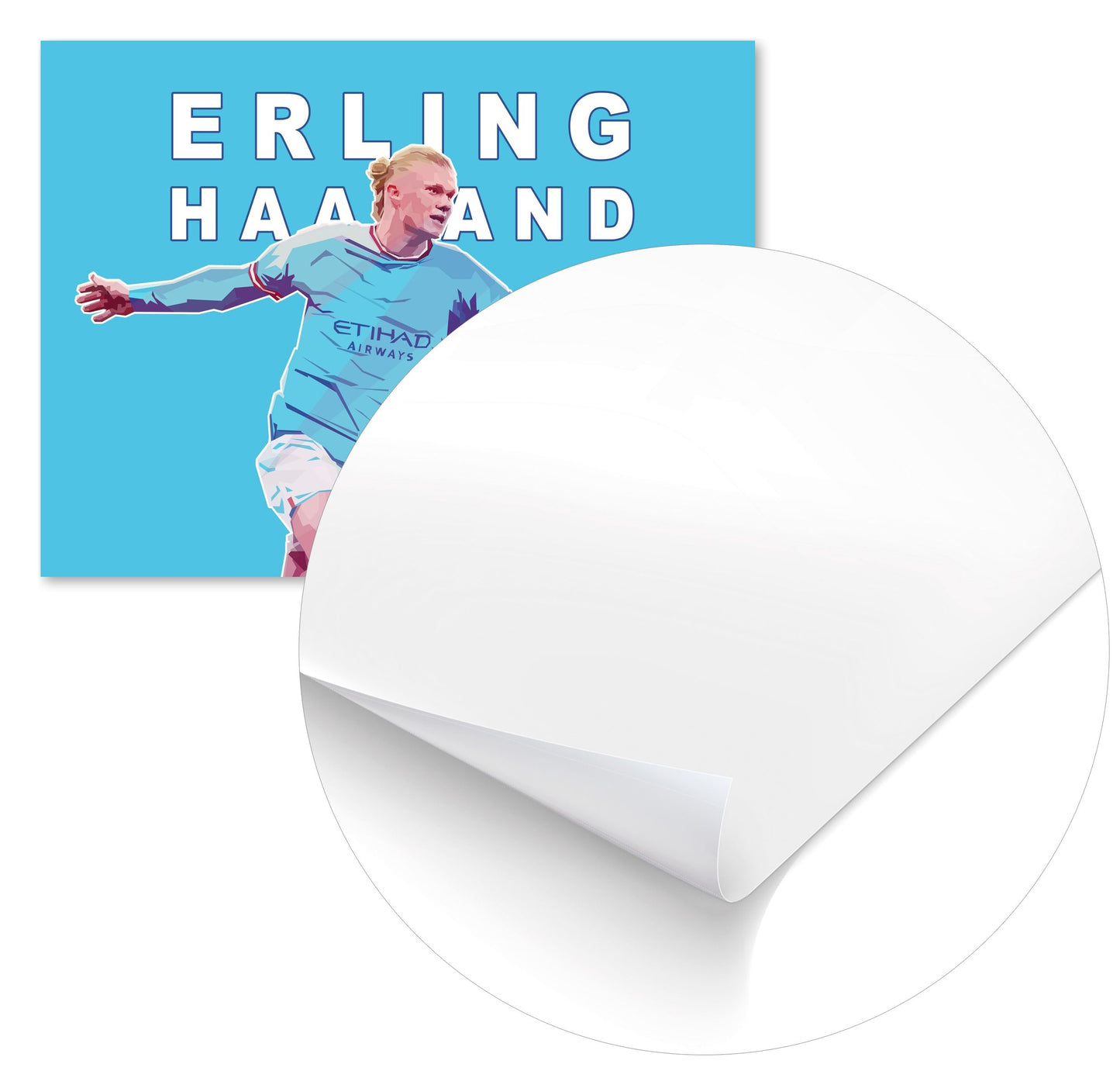 Erling Haaland In Vector Art - @Hanafi