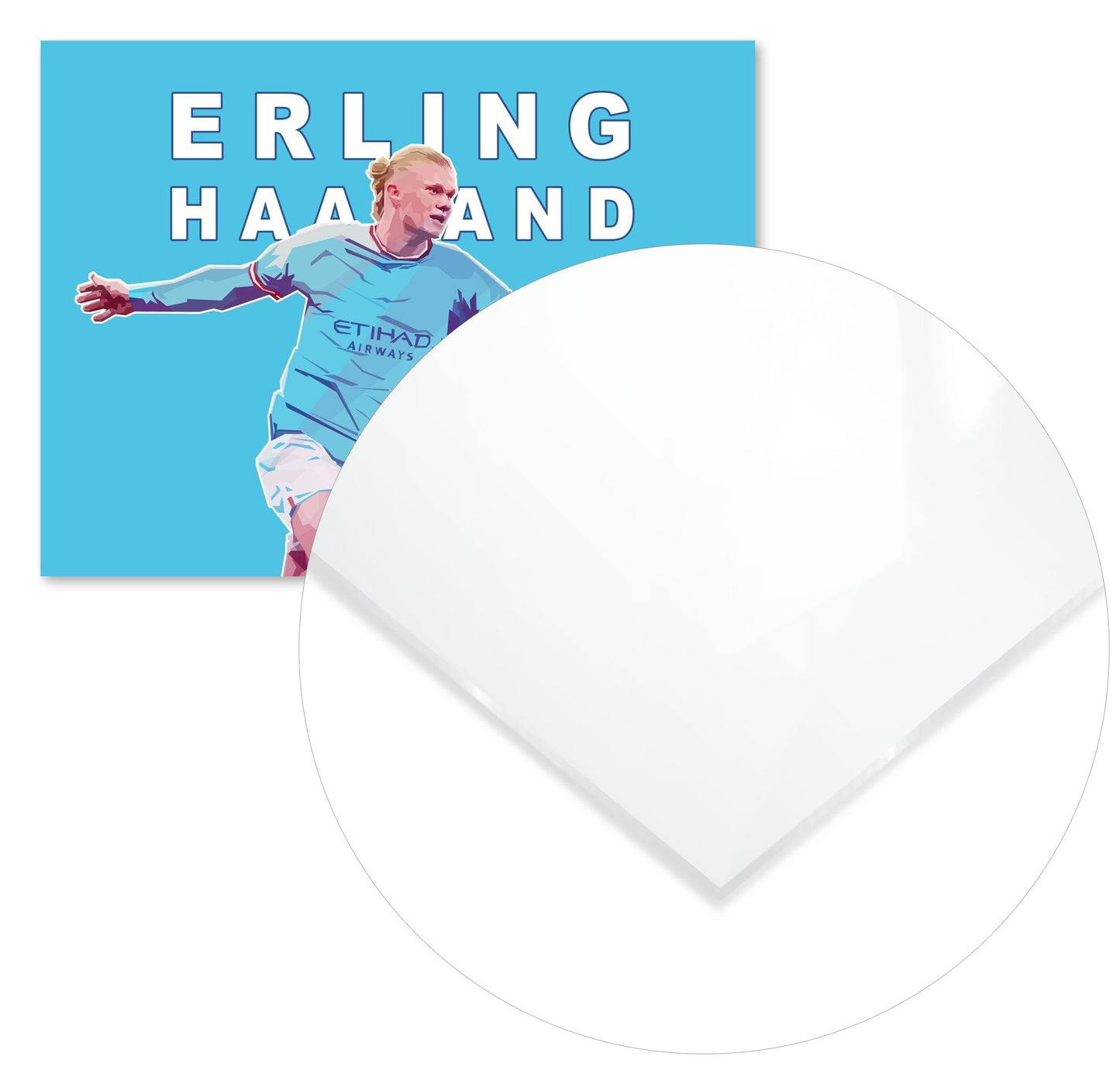 Erling Haaland In Vector Art - @Hanafi