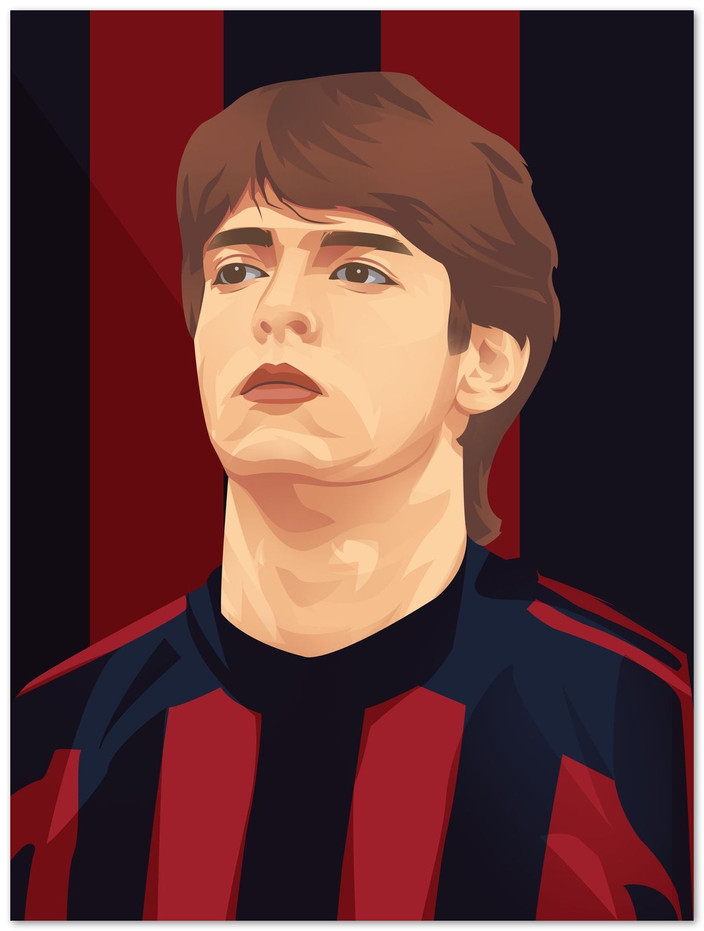 Ricardo Kaka In Vector Art - @Hanafi