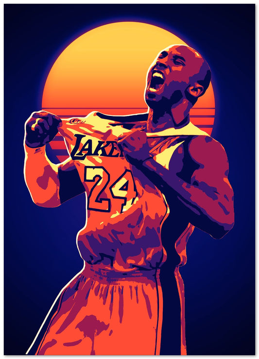 Kobe Bryant Celebration - @RetroWorld
