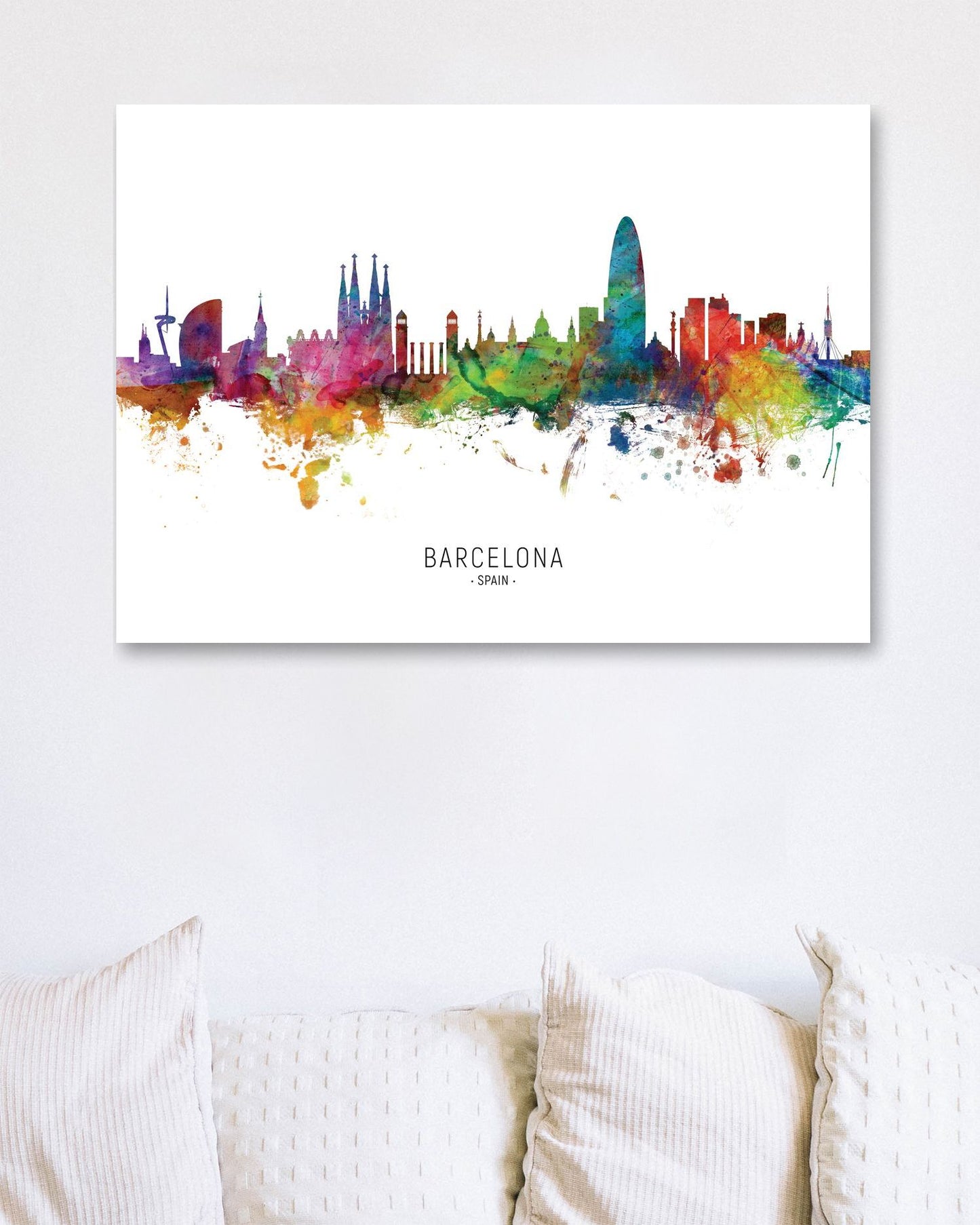 Barcelona Spain Skyline - @MichaelTompsett