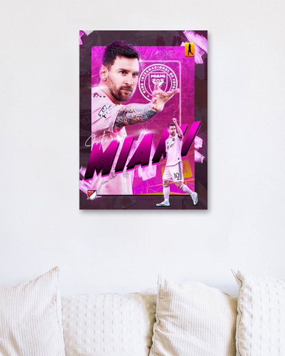 Lionel Messi Inter Miami Club - @ColorizeStudio