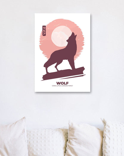 wolf silhouette illustration - @skiefe