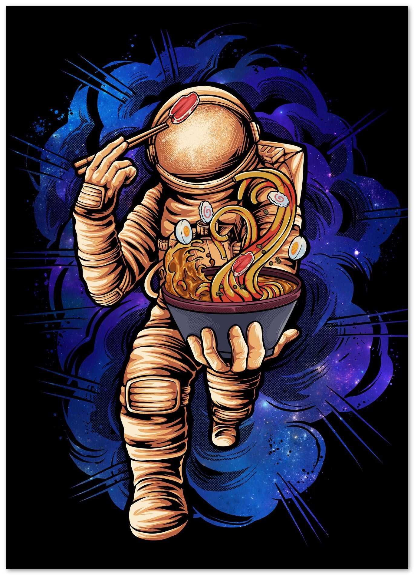 ASTRONAUT RAMEN - @maximeillust