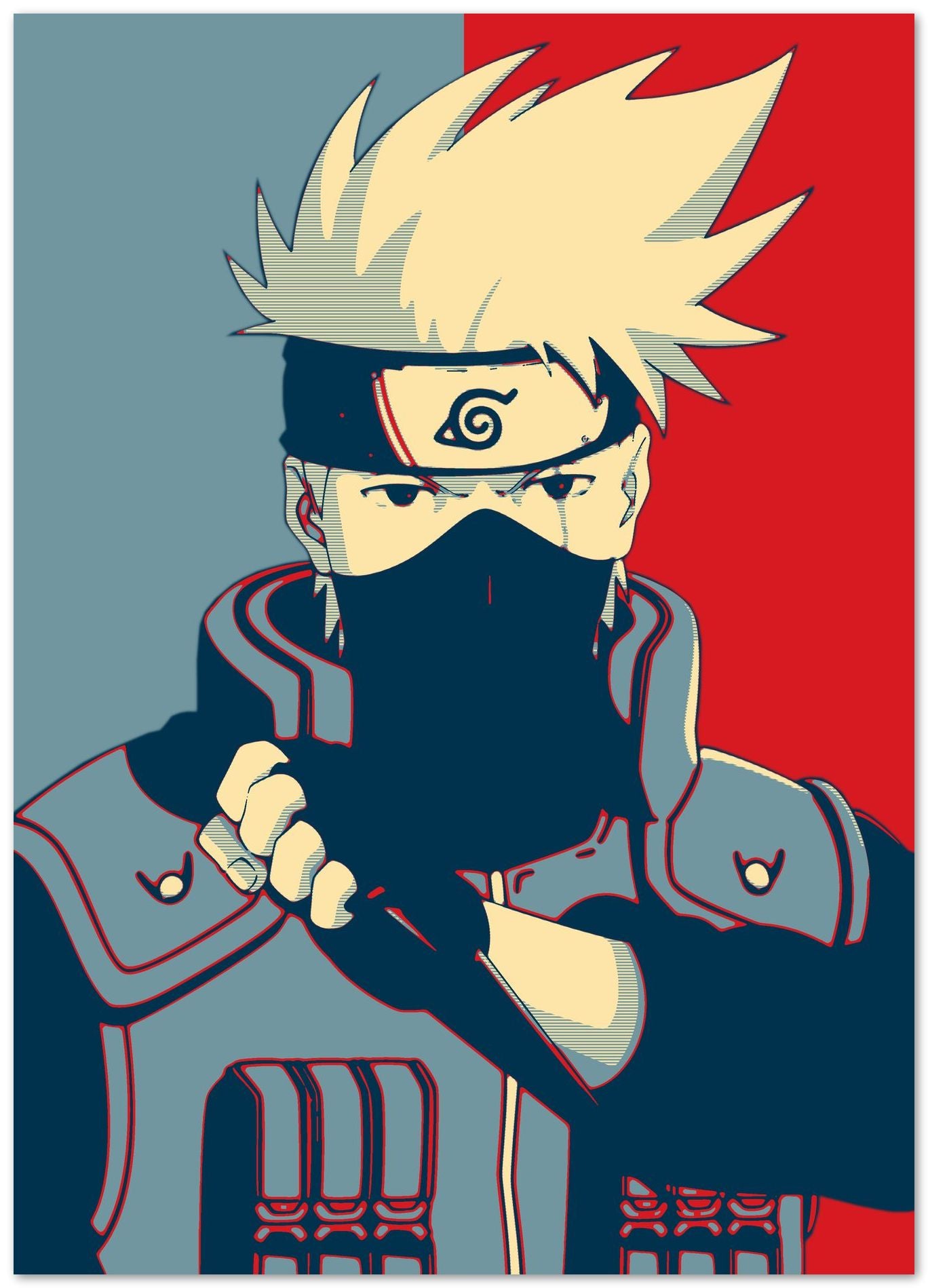 Kakashi illustration - @SanDee15