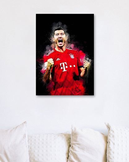 Lewandowski painting - @SanDee15