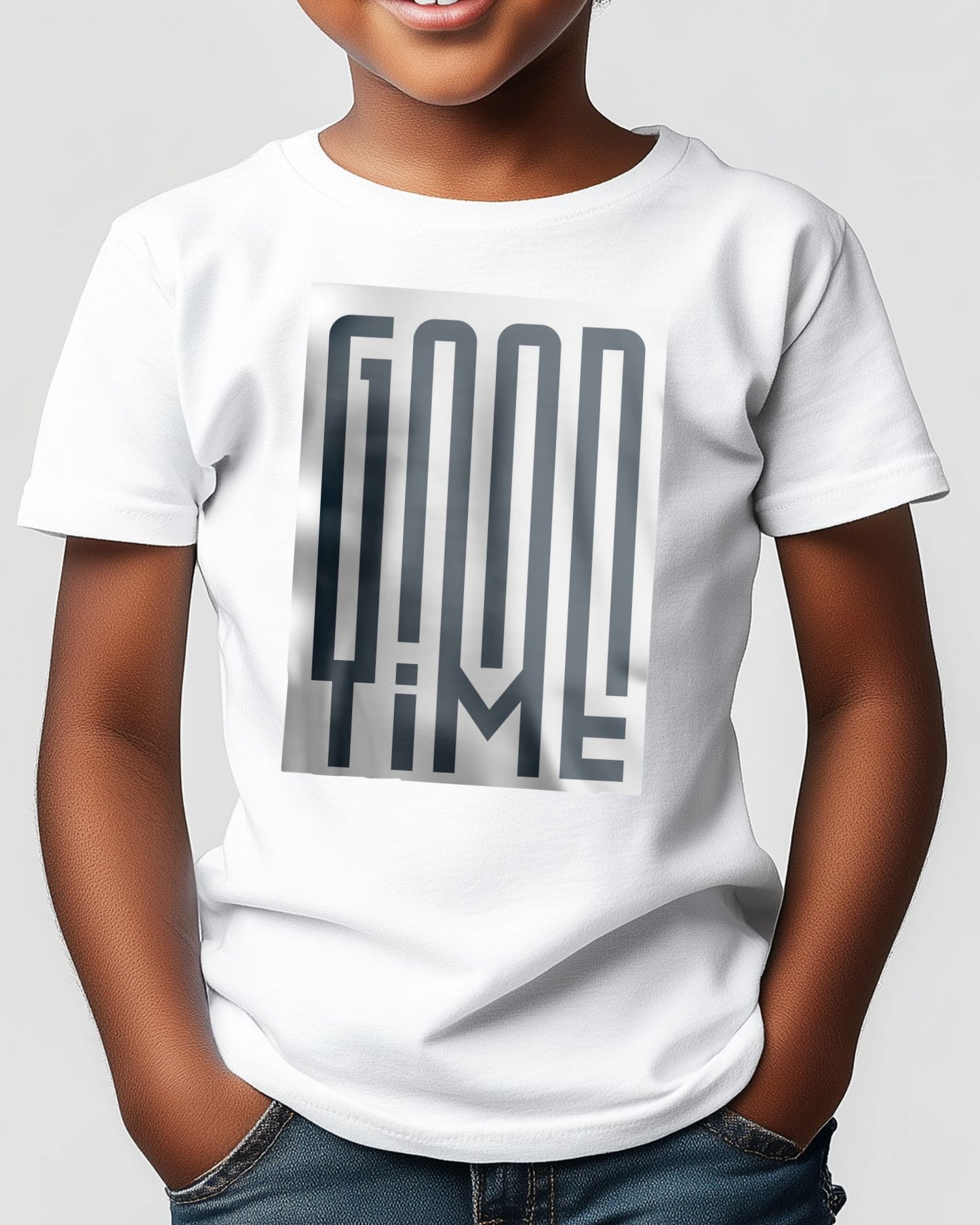 Typography: Good Time in White - @HidayahCreative