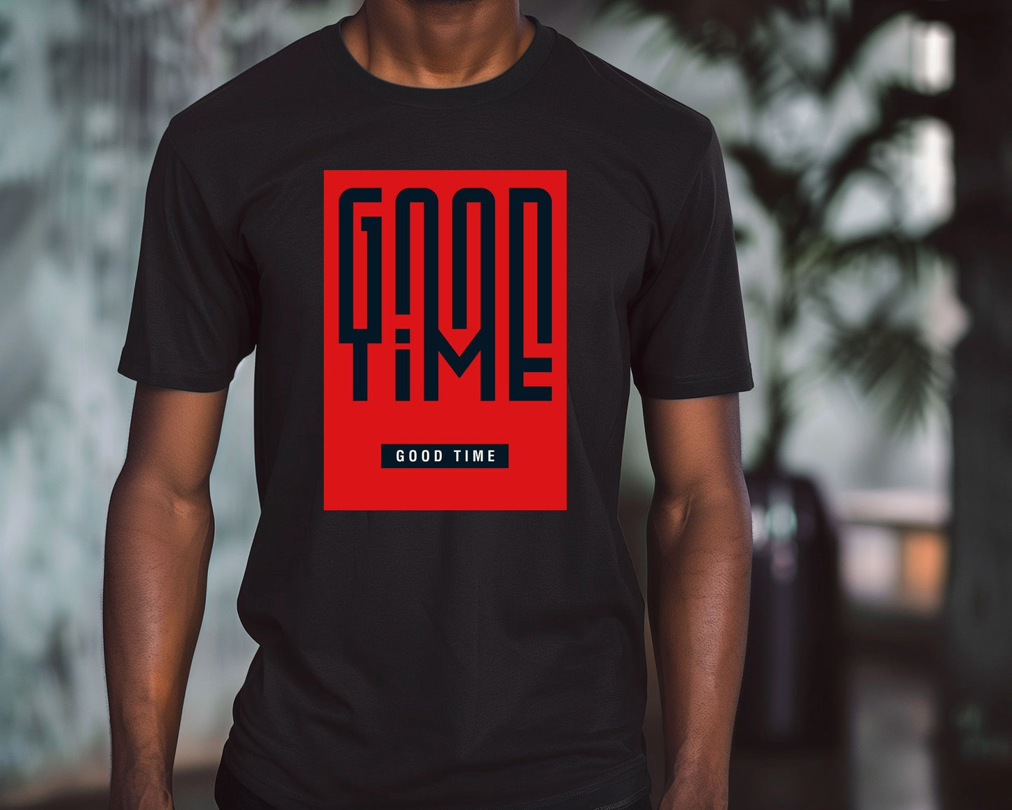 Typography: Good Time in Red - @HidayahCreative