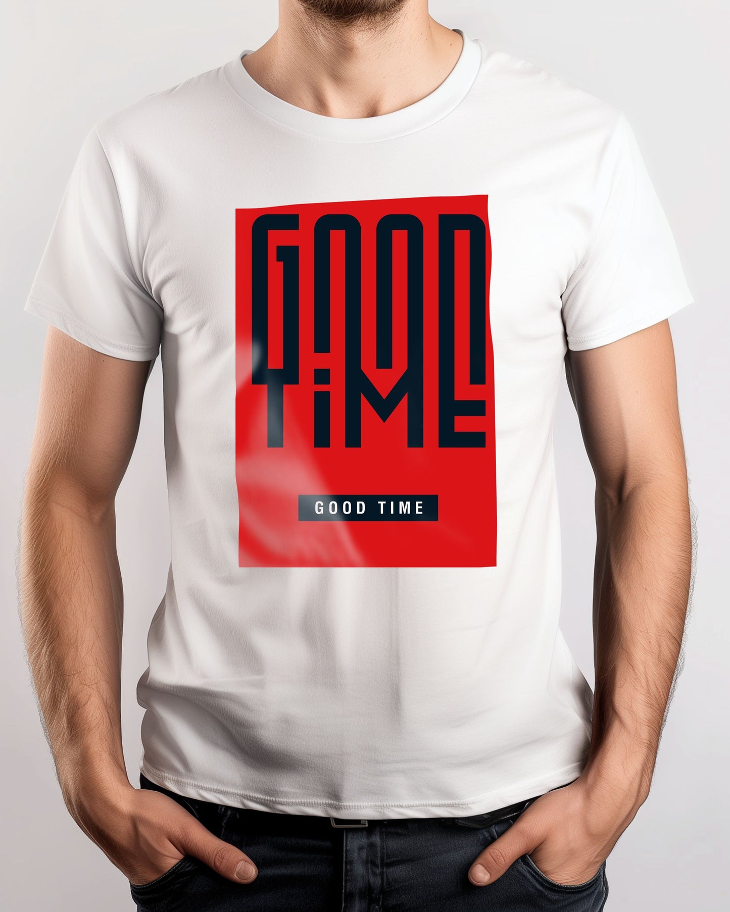 Typography: Good Time in Red - @HidayahCreative