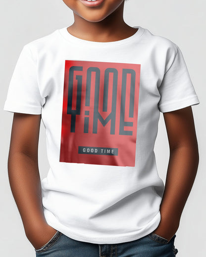 Typography: Good Time in Red - @HidayahCreative