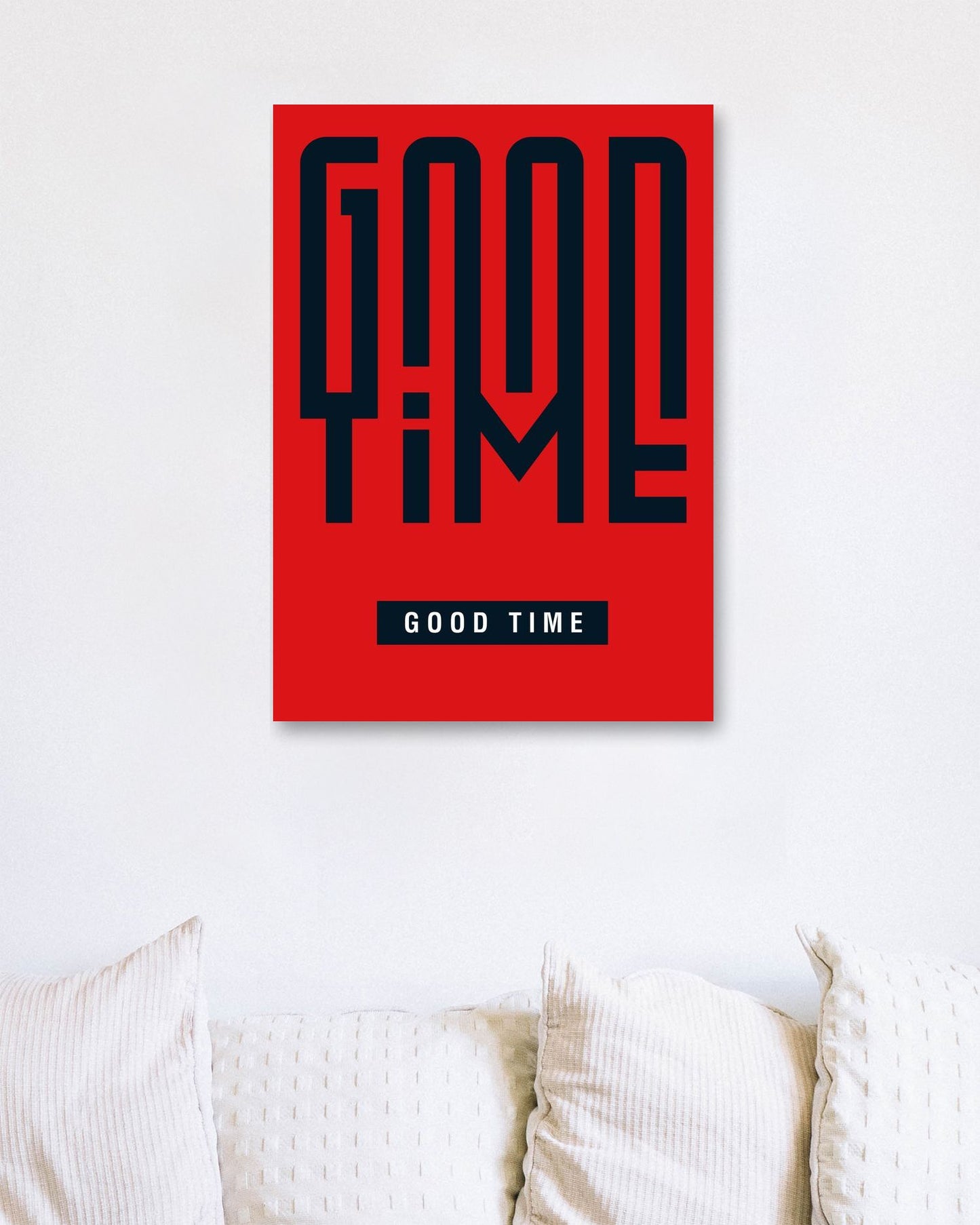 Typography: Good Time in Red - @HidayahCreative