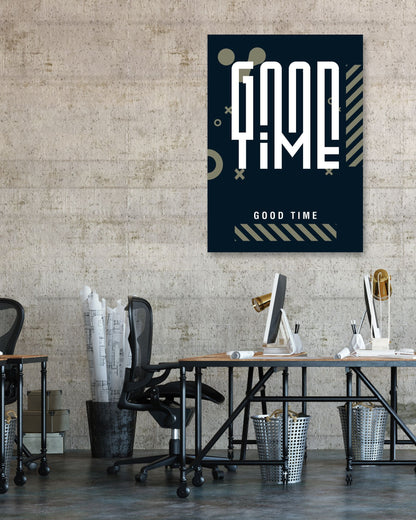 Typography: Good Time - @HidayahCreative