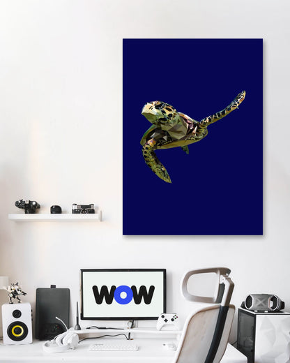 tortoise  pop art - @Artnesia