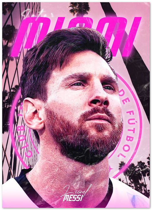 Leo Messi Inter Miami - @ColorizeStudio