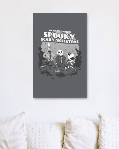 Spooky Skeleton - @Ilustrata