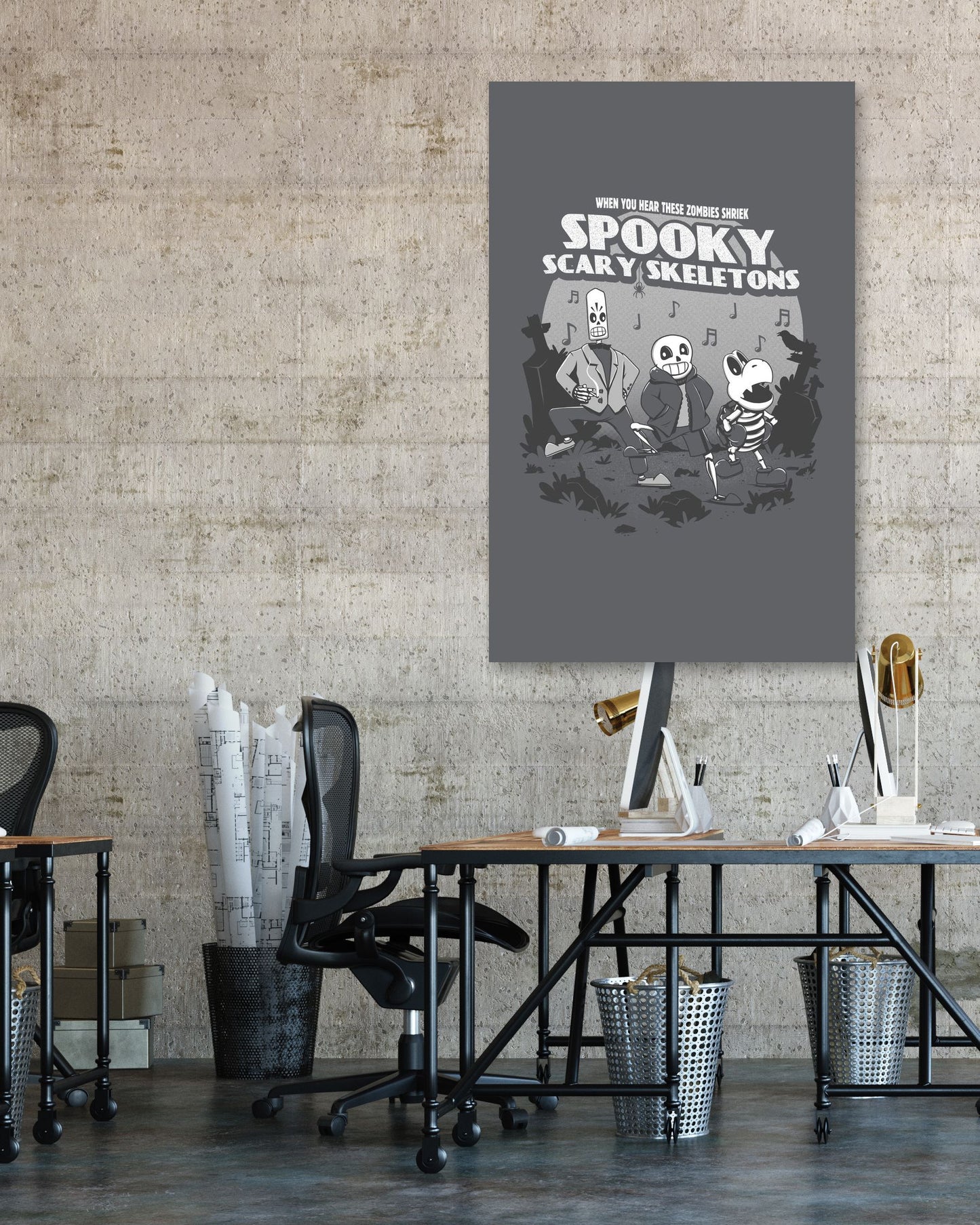 Spooky Skeleton - @Ilustrata
