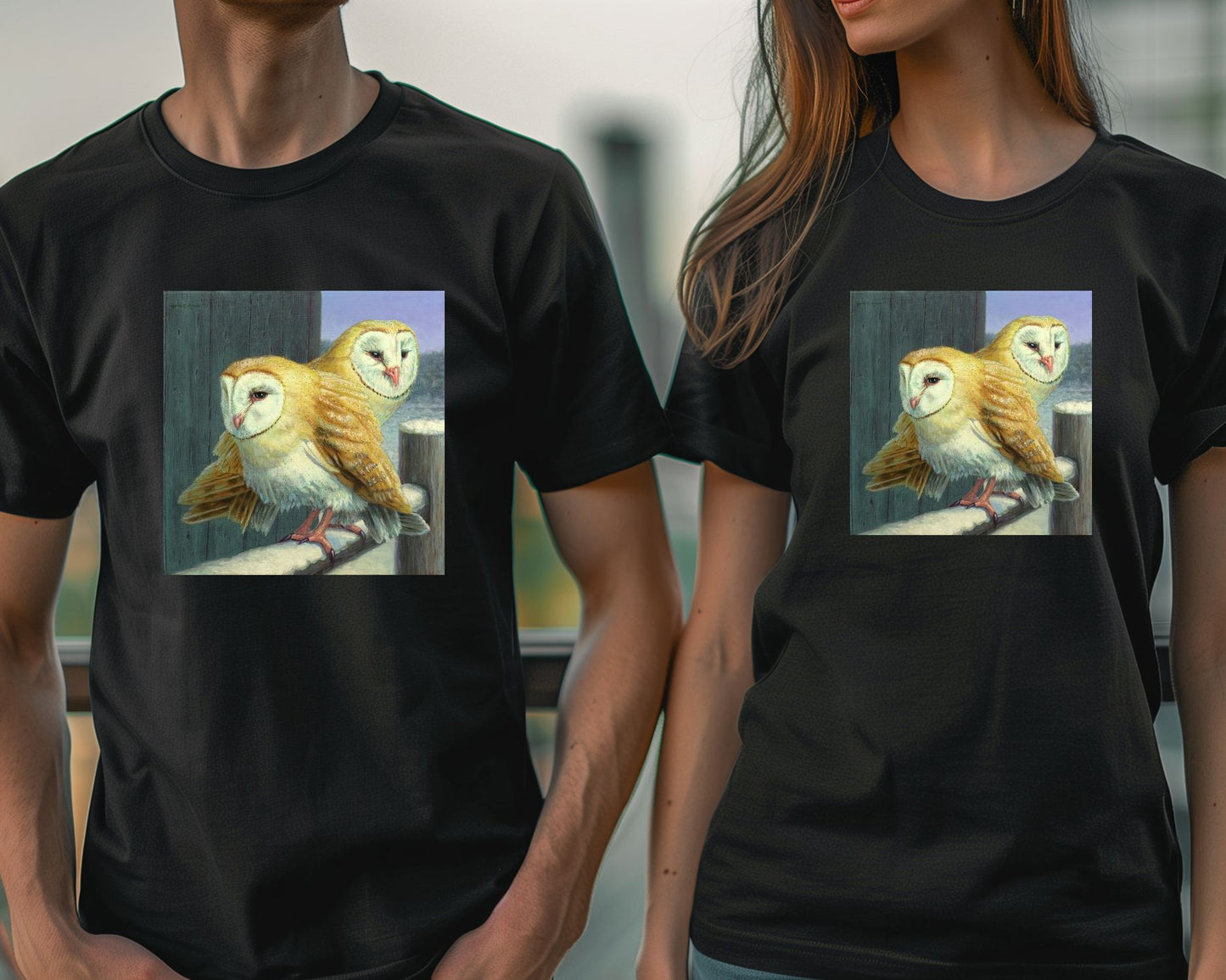 Barn Owl Couple - @chusna