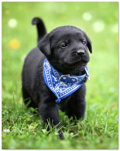 Black Lab Pup - @chusna