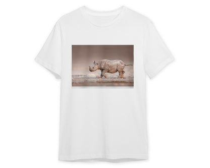 Black Rhinoceros baby running - @chusna