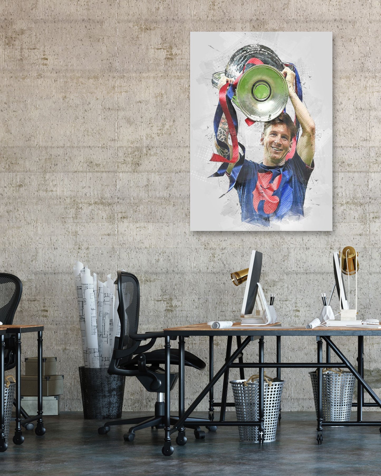 Lionel Messi Barcelona Art - @ArtStyle