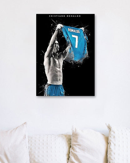 Cristiano Ronaldo Shirt Football - @ArtStyle