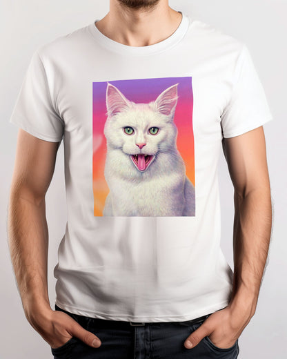 Crazy White Cat - @chusna