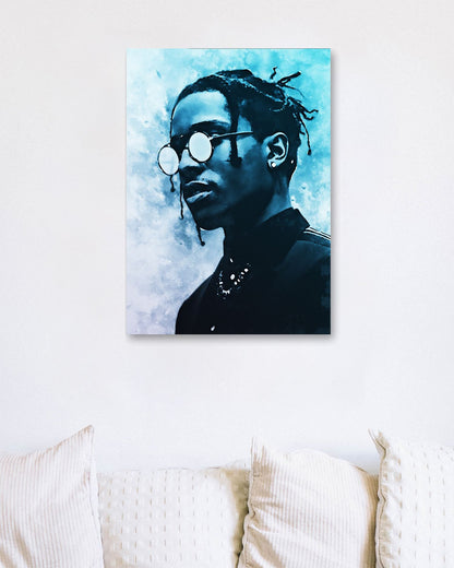 splatter by asap rocky new art - @4147_design