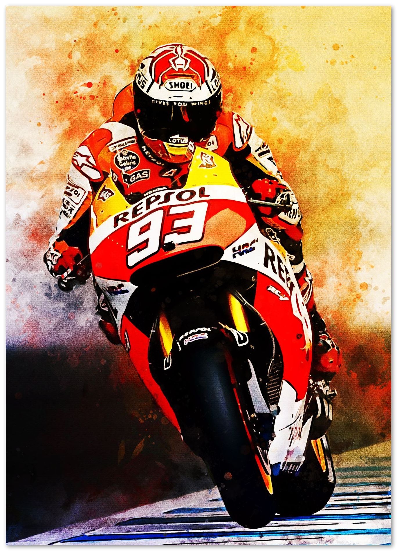 splatter by the top MotoGP - @4147_design