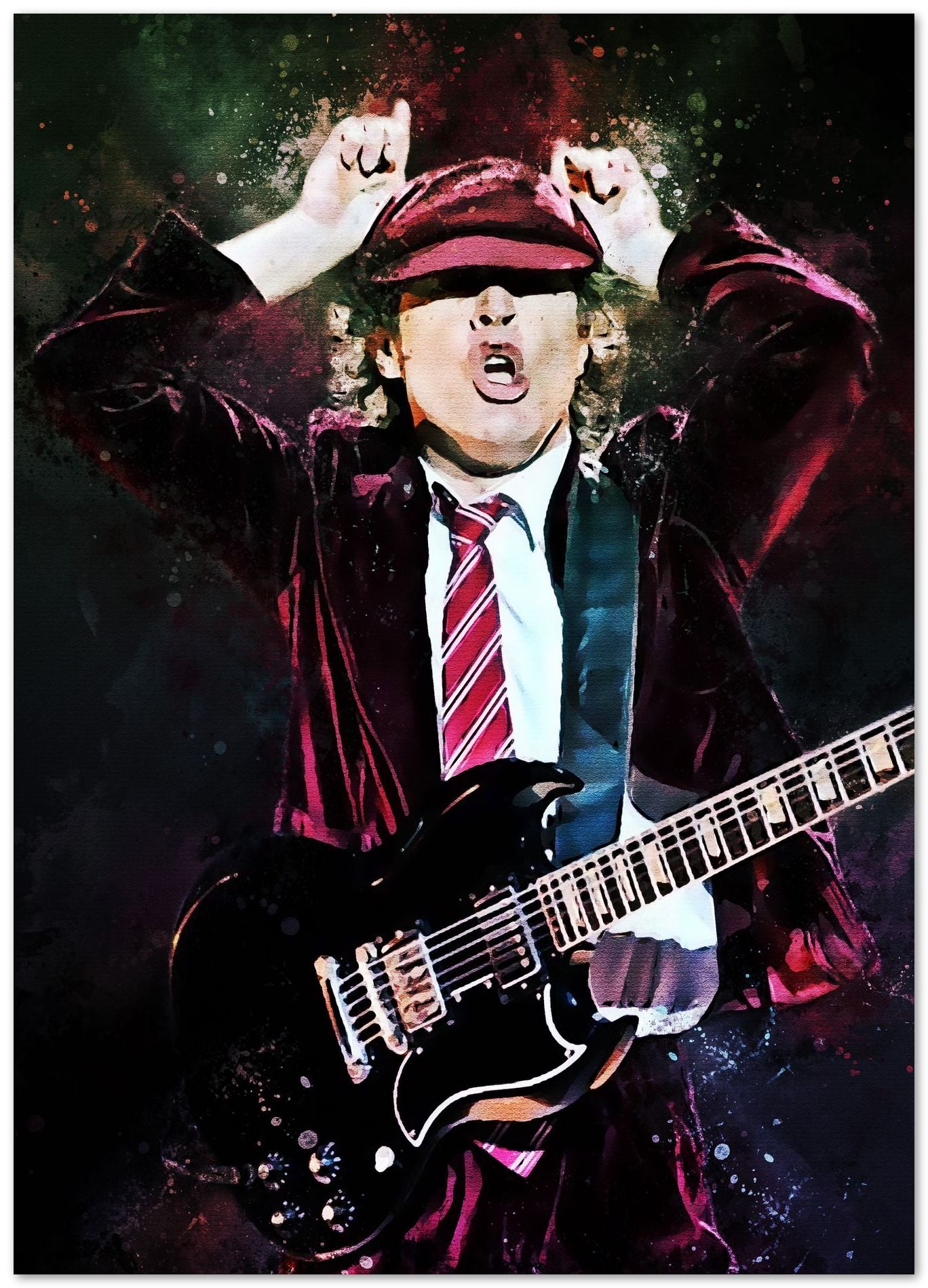 splatter by Angus young new art - @4147_design