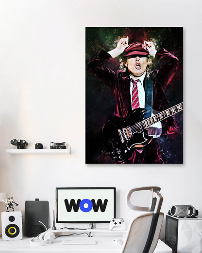 splatter by Angus young new art - @4147_design