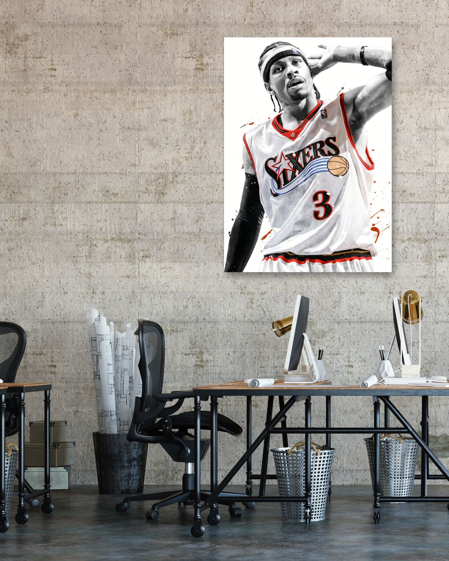 Allen Iverson Philadelphia - @ArtStyle