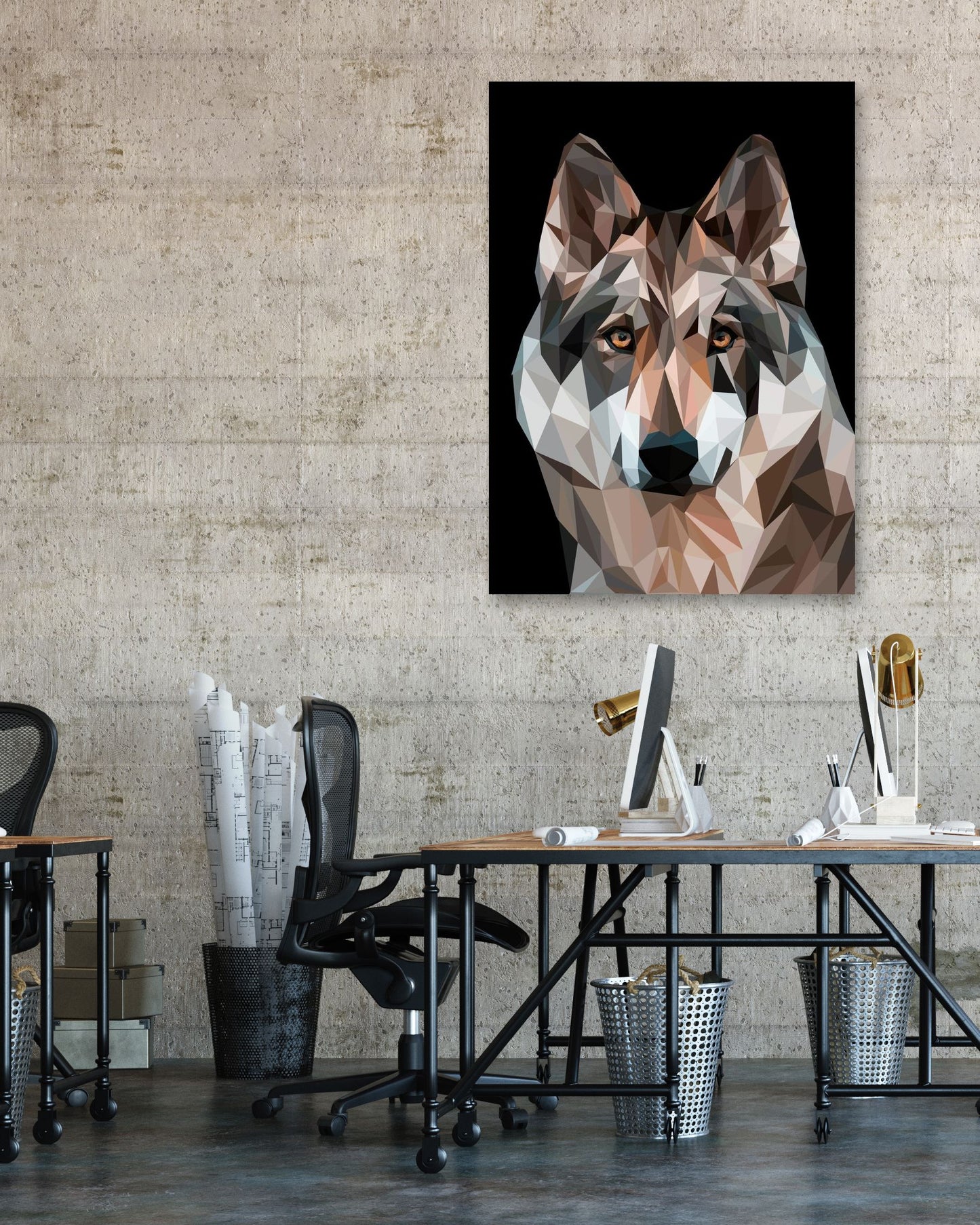 wolf pop art - @Artnesia