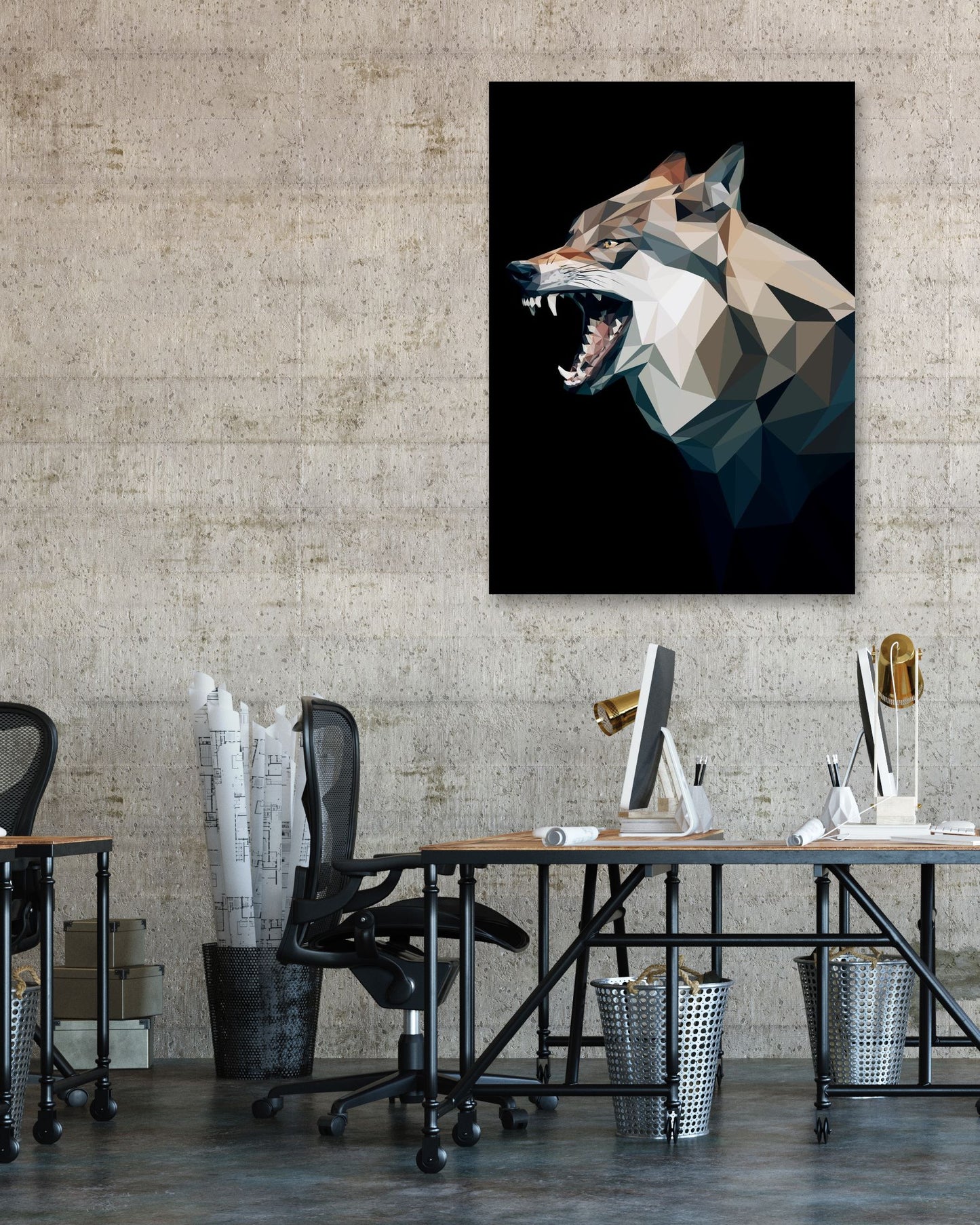 wolf nursery animals - @Artnesia