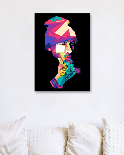 Tyga popart - @AsranVektor