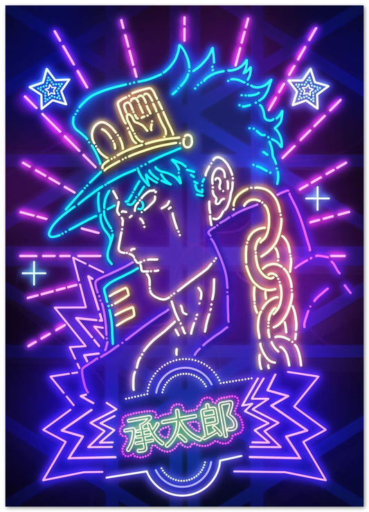 The Stand User Neon Art - @vectorheroes