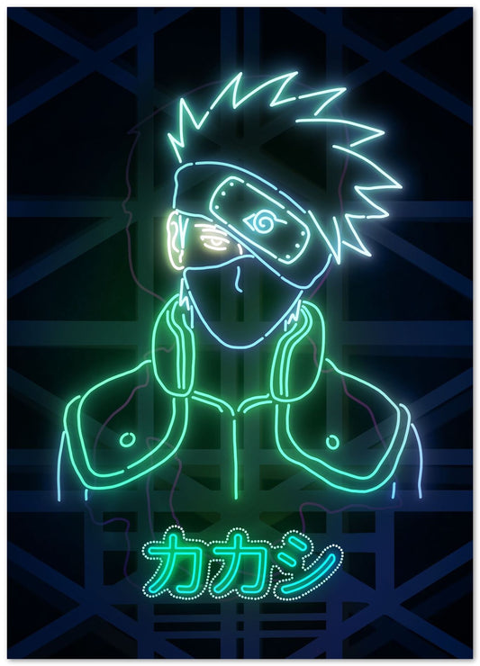 The Ninja Teacher Neon Art - @vectorheroes