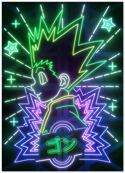 The Rookie Hunter Neon Art - @vectorheroes