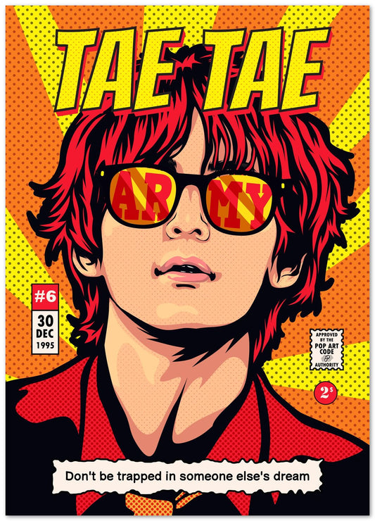 Tae Tae Pop Art Poster - @vectorheroes