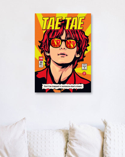 Tae Tae Pop Art Poster - @vectorheroes