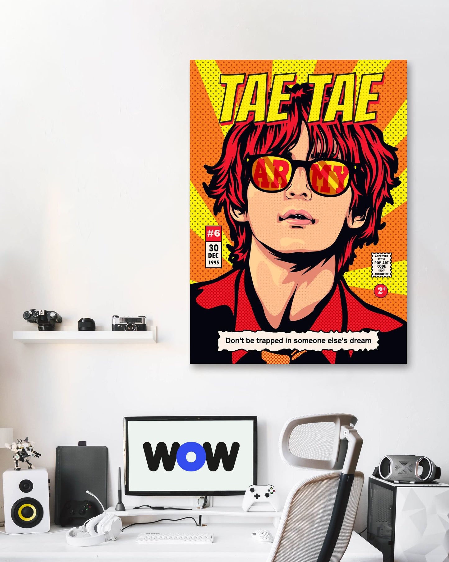 Tae Tae Pop Art Poster - @vectorheroes