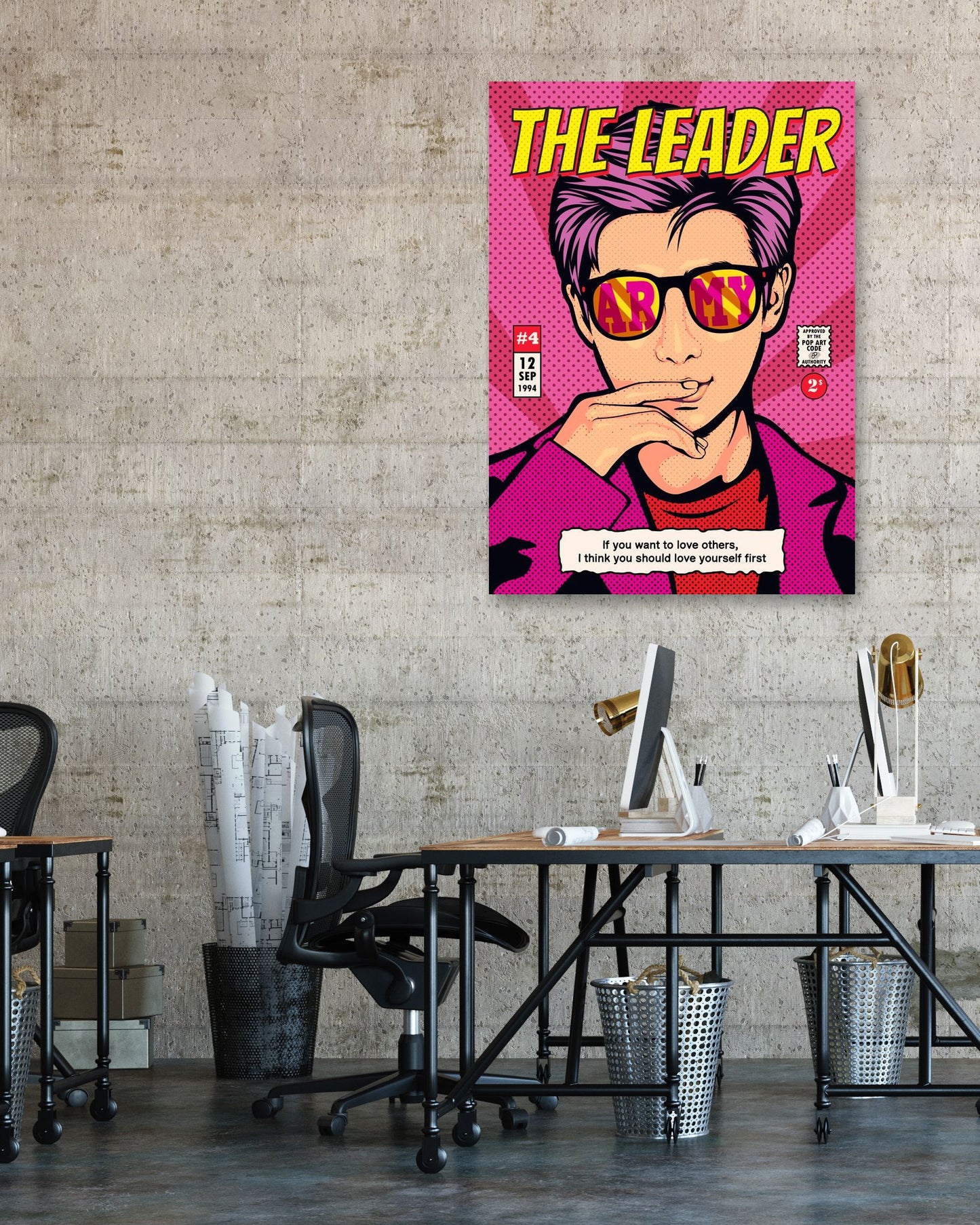 The Leader Kpop Poster - @vectorheroes