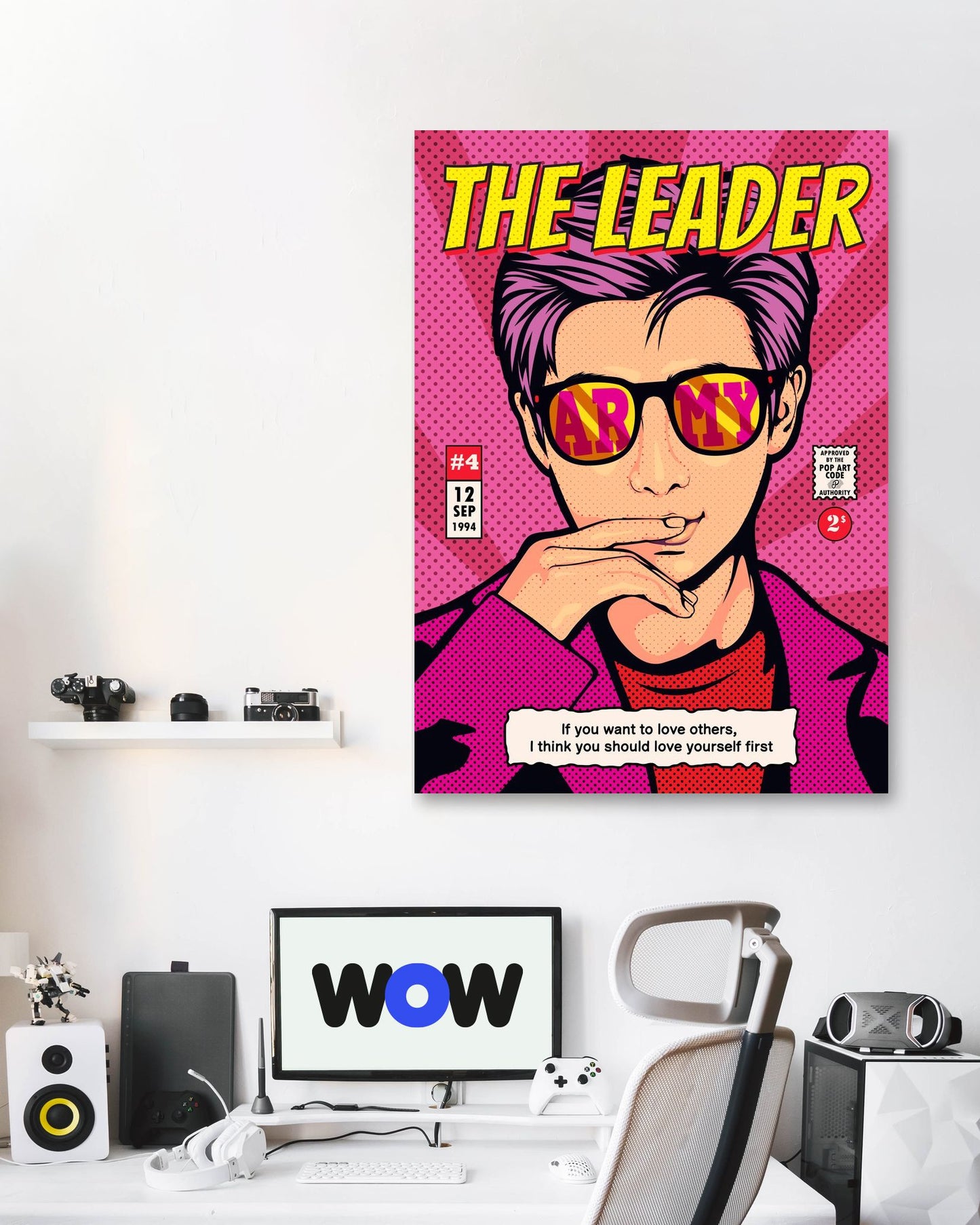 The Leader Kpop Poster - @vectorheroes