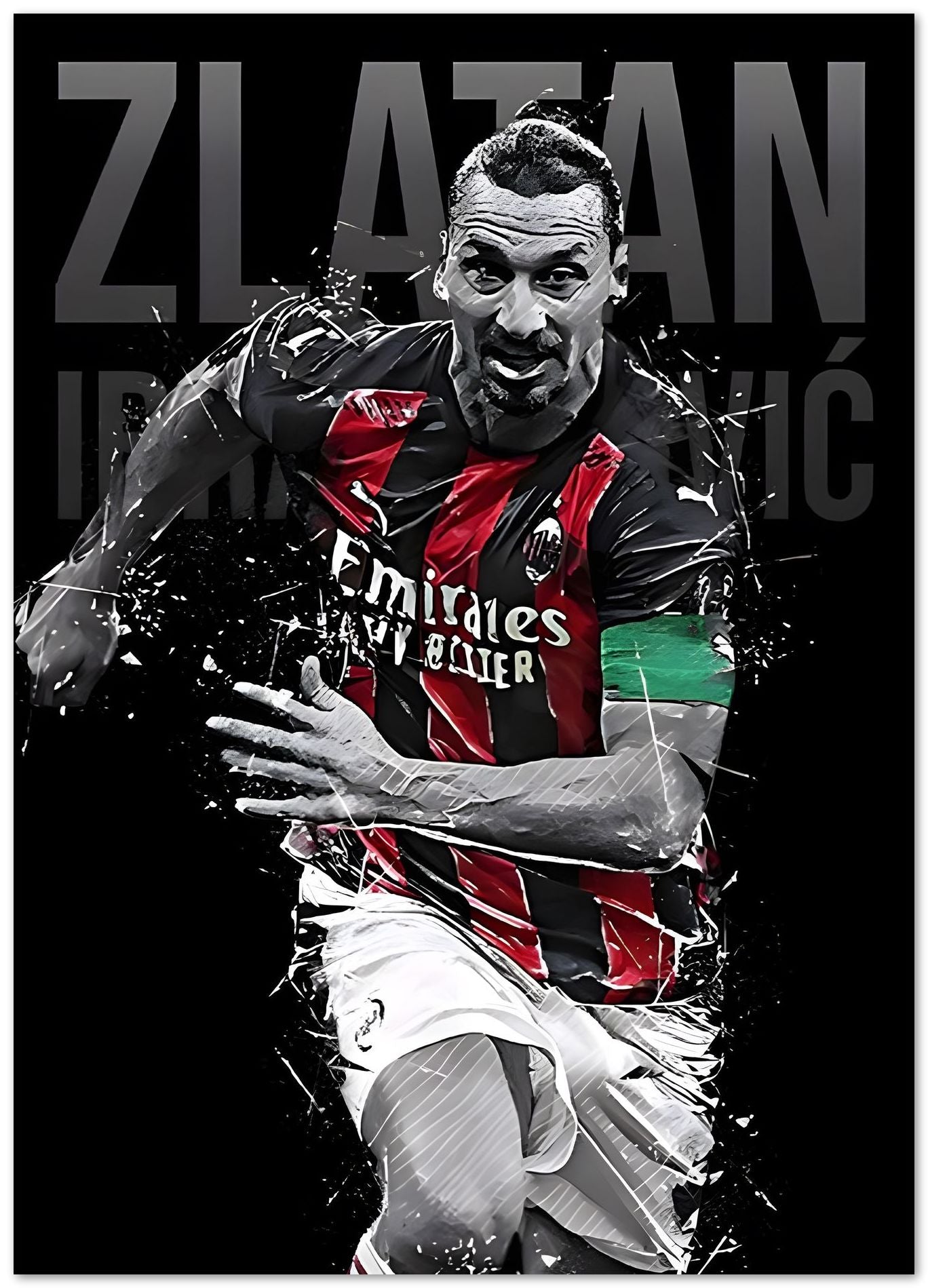 Zlatan Ibrahimovic Football - @ArtStyle