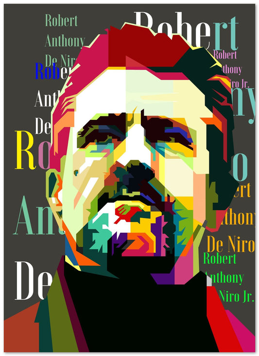 Robert De Niro Pop Art WPAP - @Artkreator