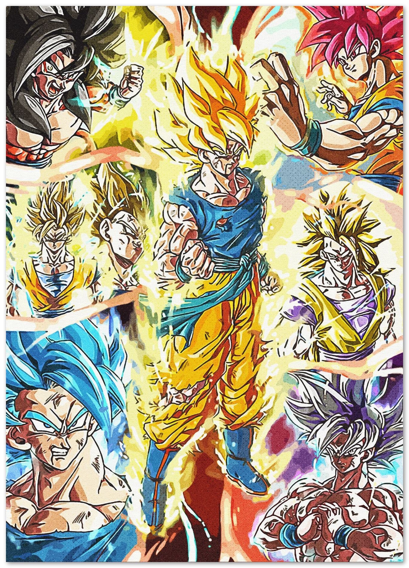 Dragon Ball Goku Saiyan - @ArtStyle