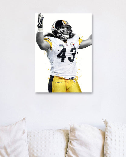 Troy Polamalu Pittsburgh - @ArtStyle