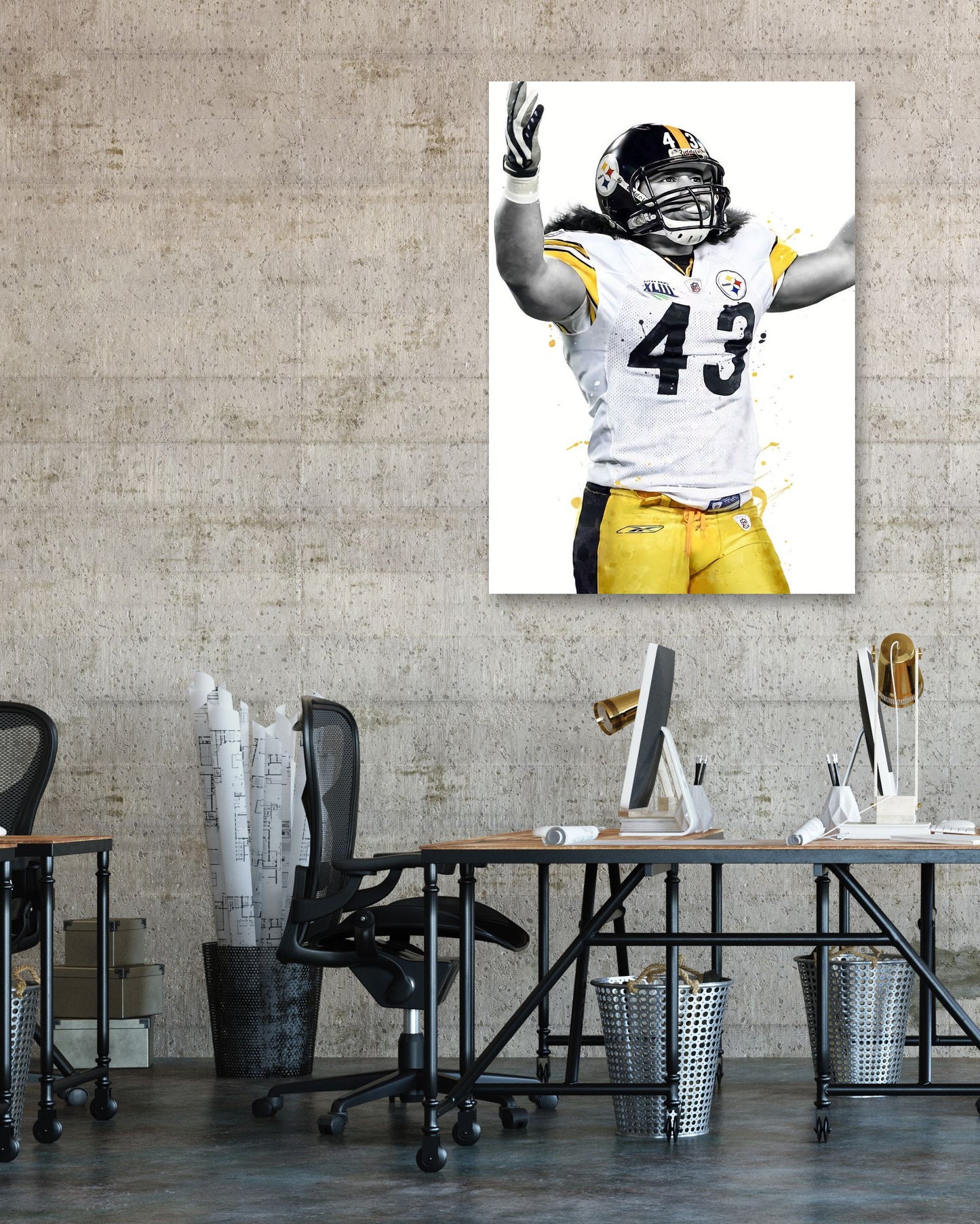 Troy Polamalu Pittsburgh - @ArtStyle