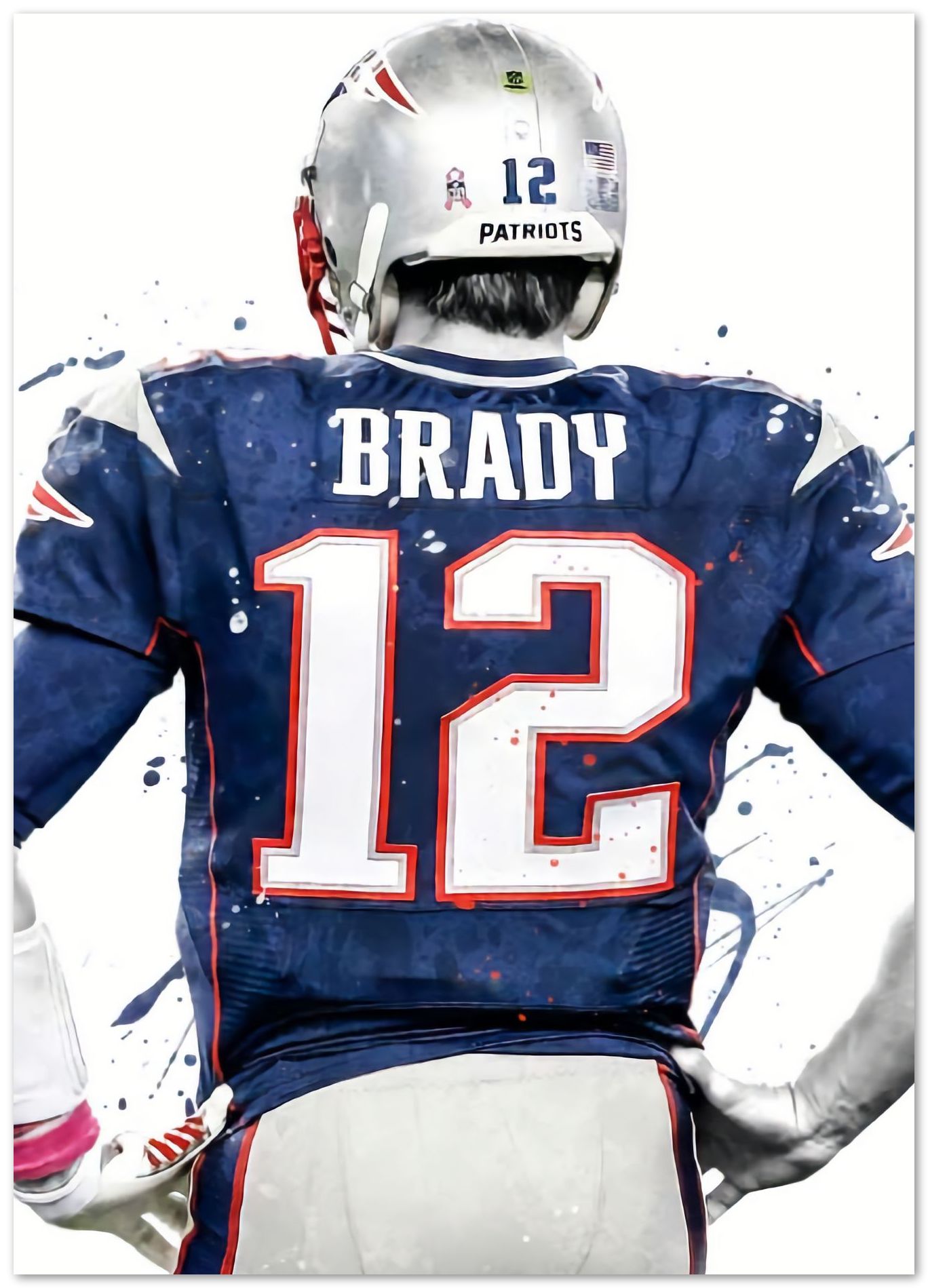 Tom Brady Patriots Jersey - @ArtStyle