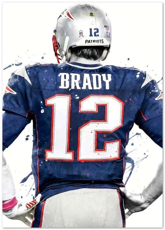 Tom Brady Patriots Jersey - @ArtStyle